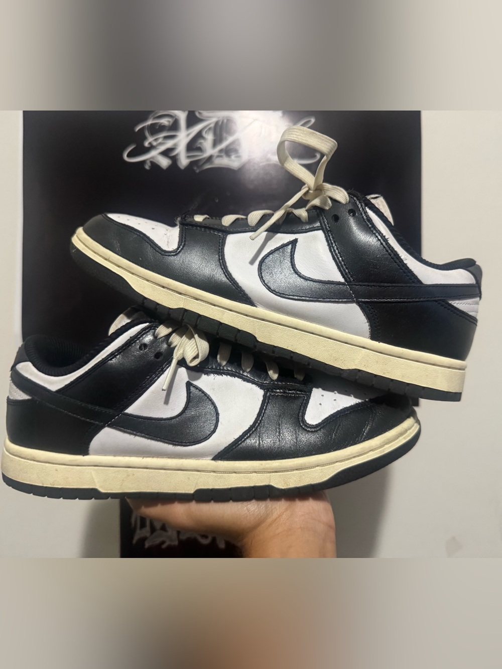 Nike dunk low Vintage Panda size 8.5 men